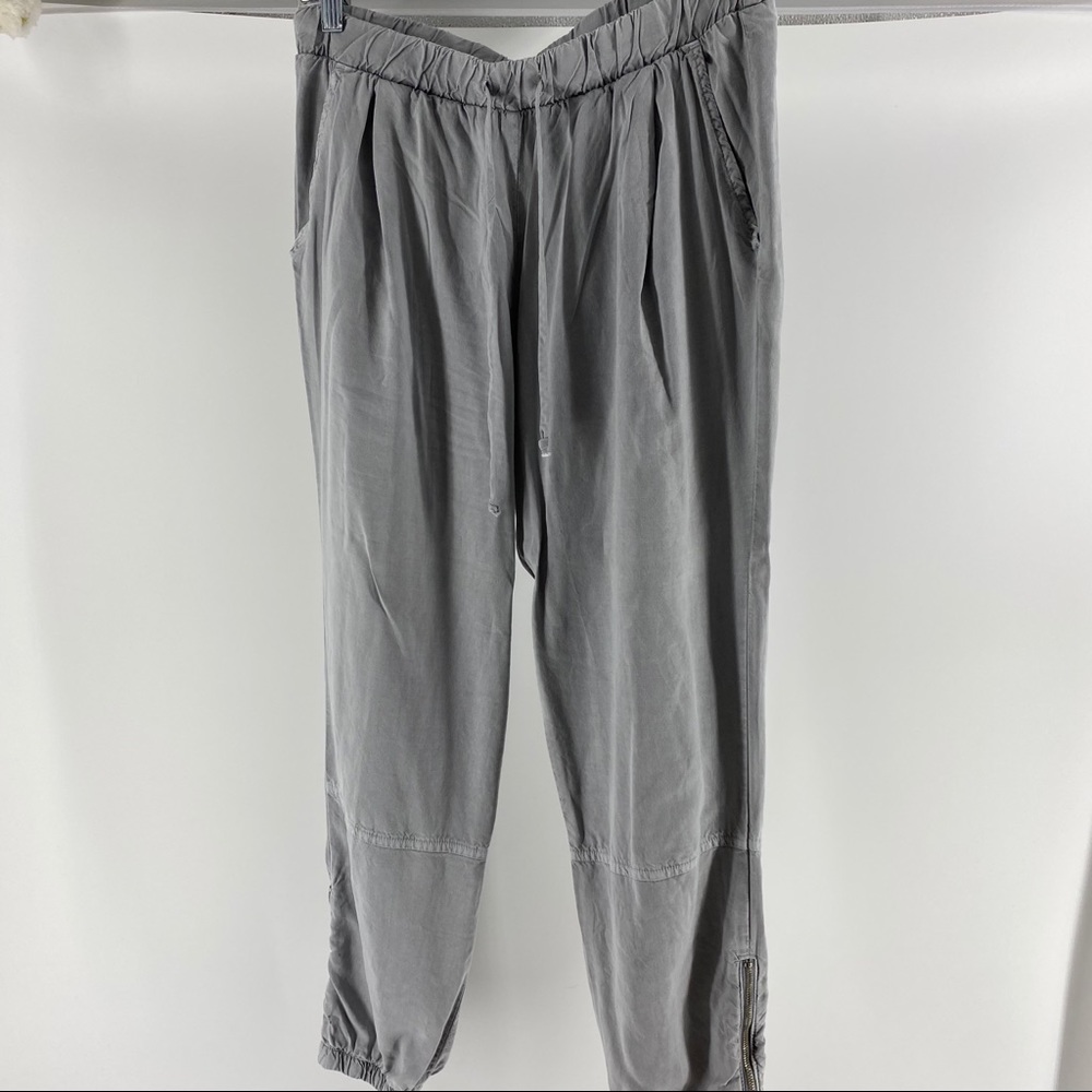 Bella Dahl Sz Medium Grey Joggers Tencel